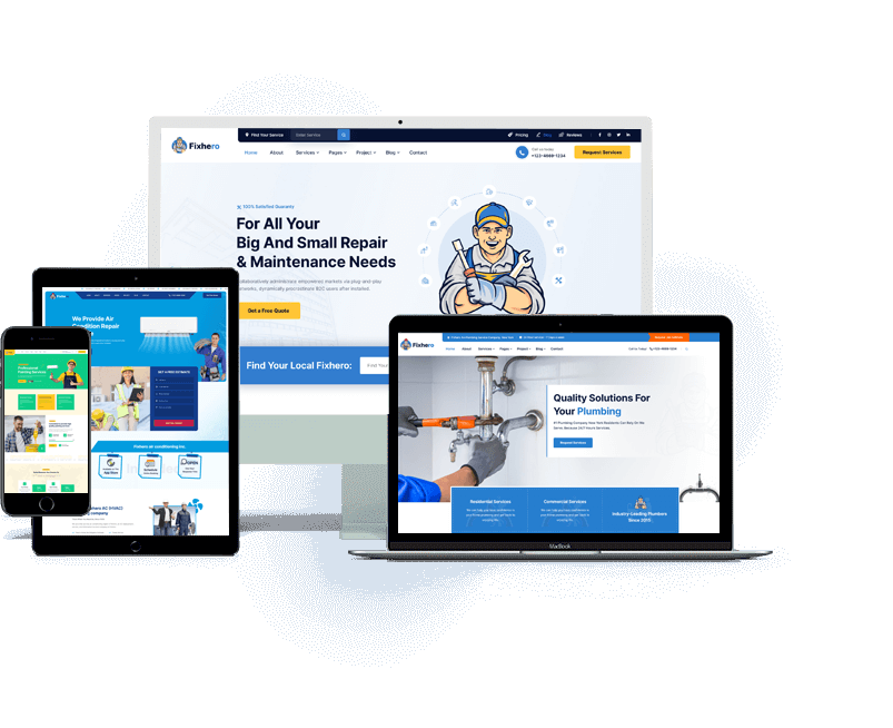 reponsive handyman wordpress theme